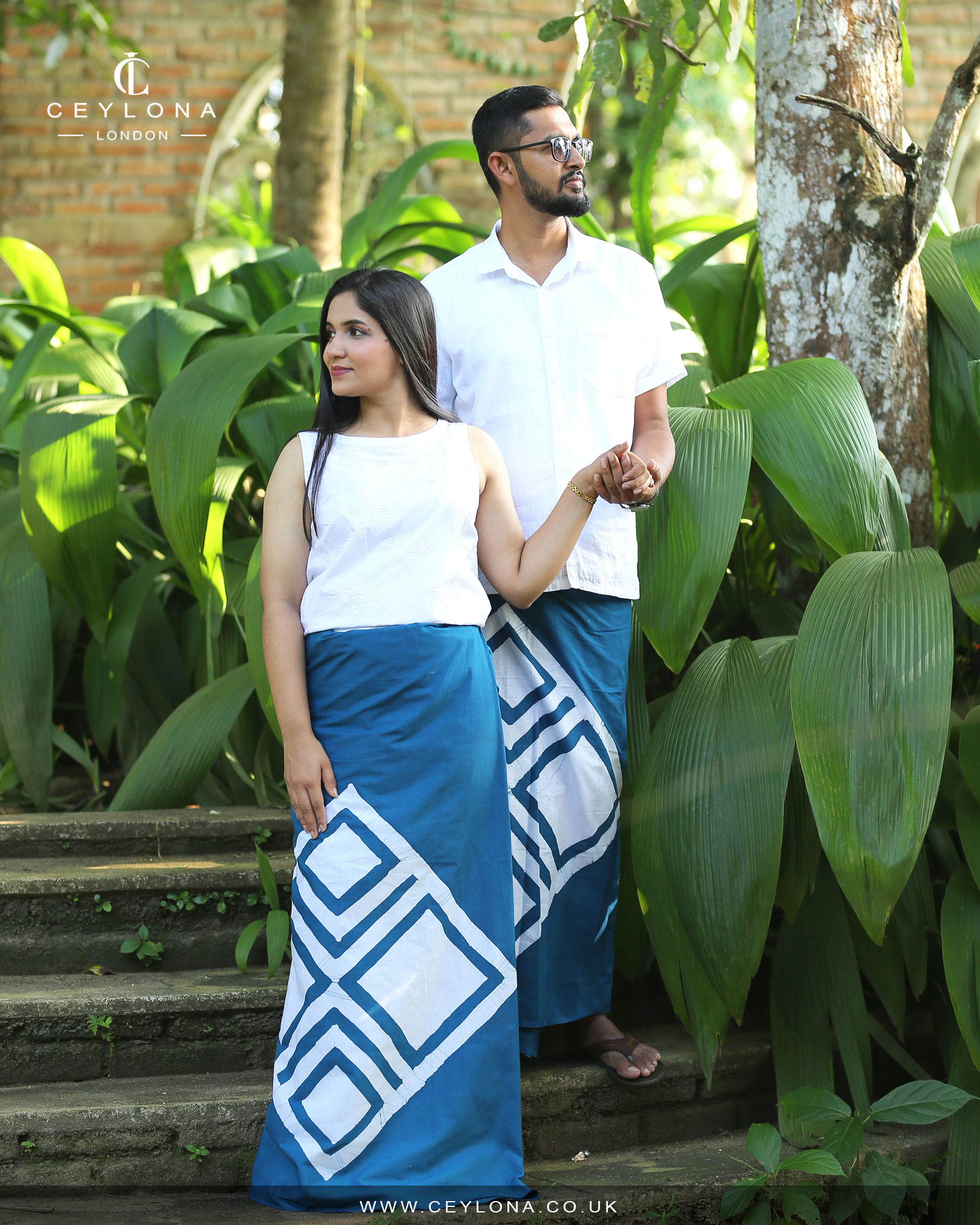 Indigo Harmony Batik Sarong - Image 3