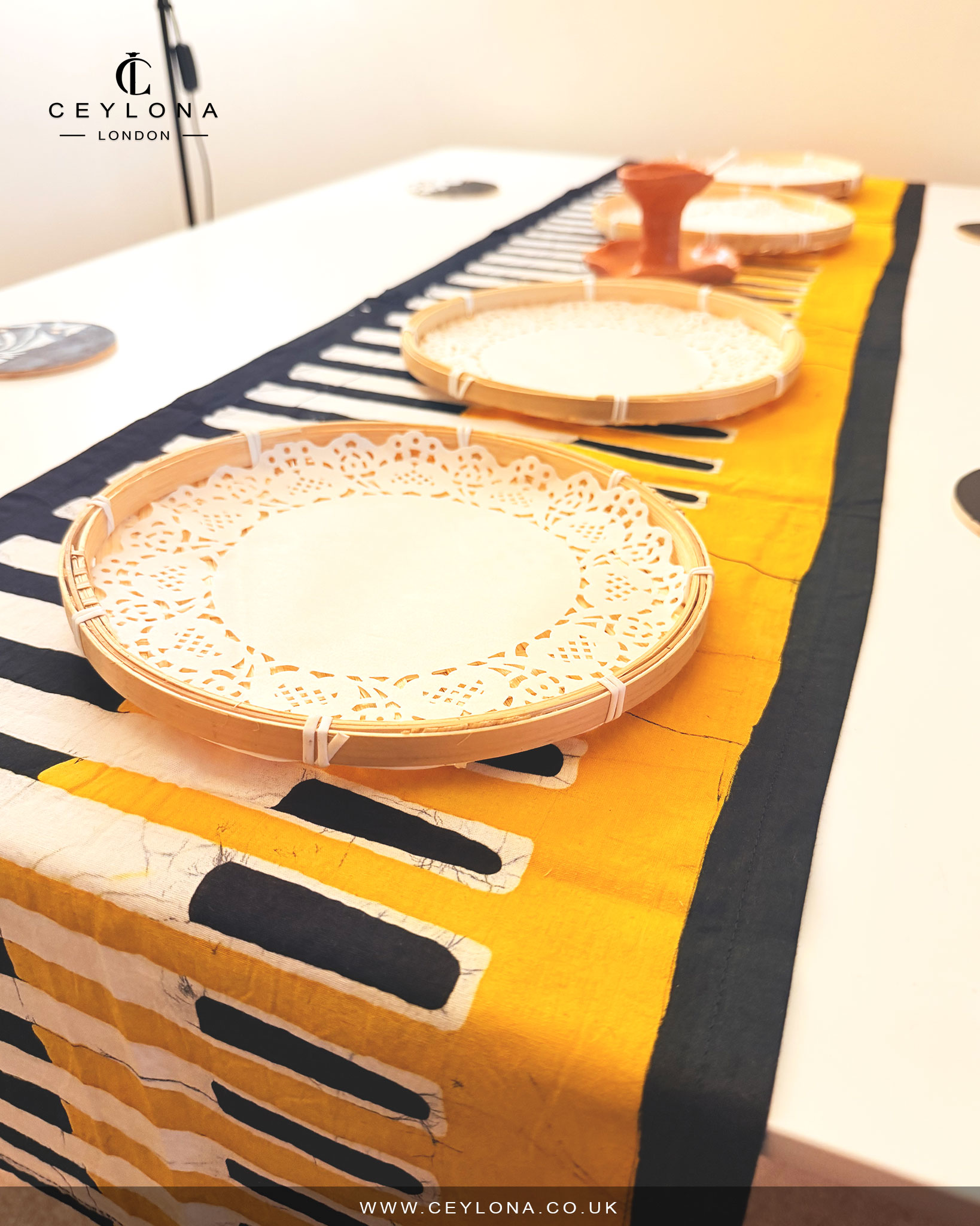 Sunrise Harmony Table Runner & New Year Decor Package