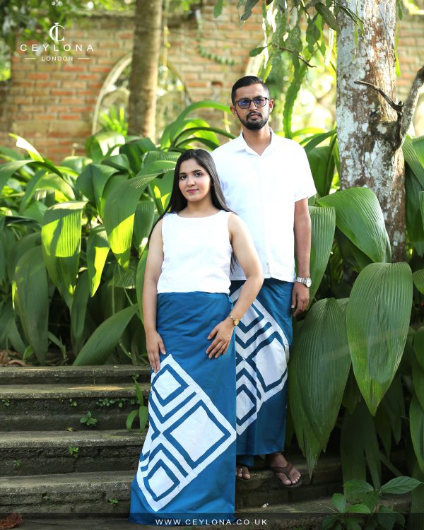 Indigo Harmony Batik Sarong
