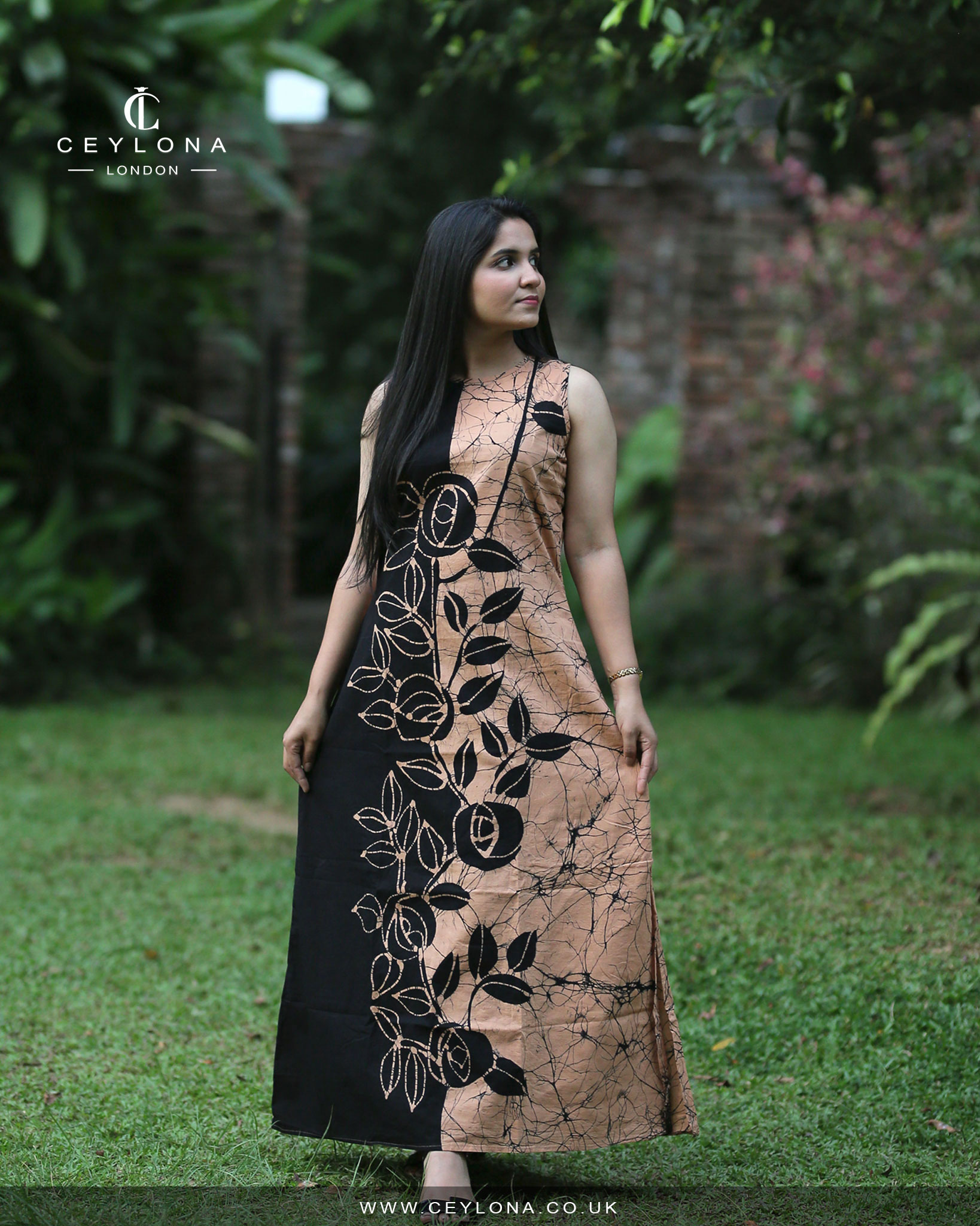 Earthy Elegance Batik Frock - Image 3