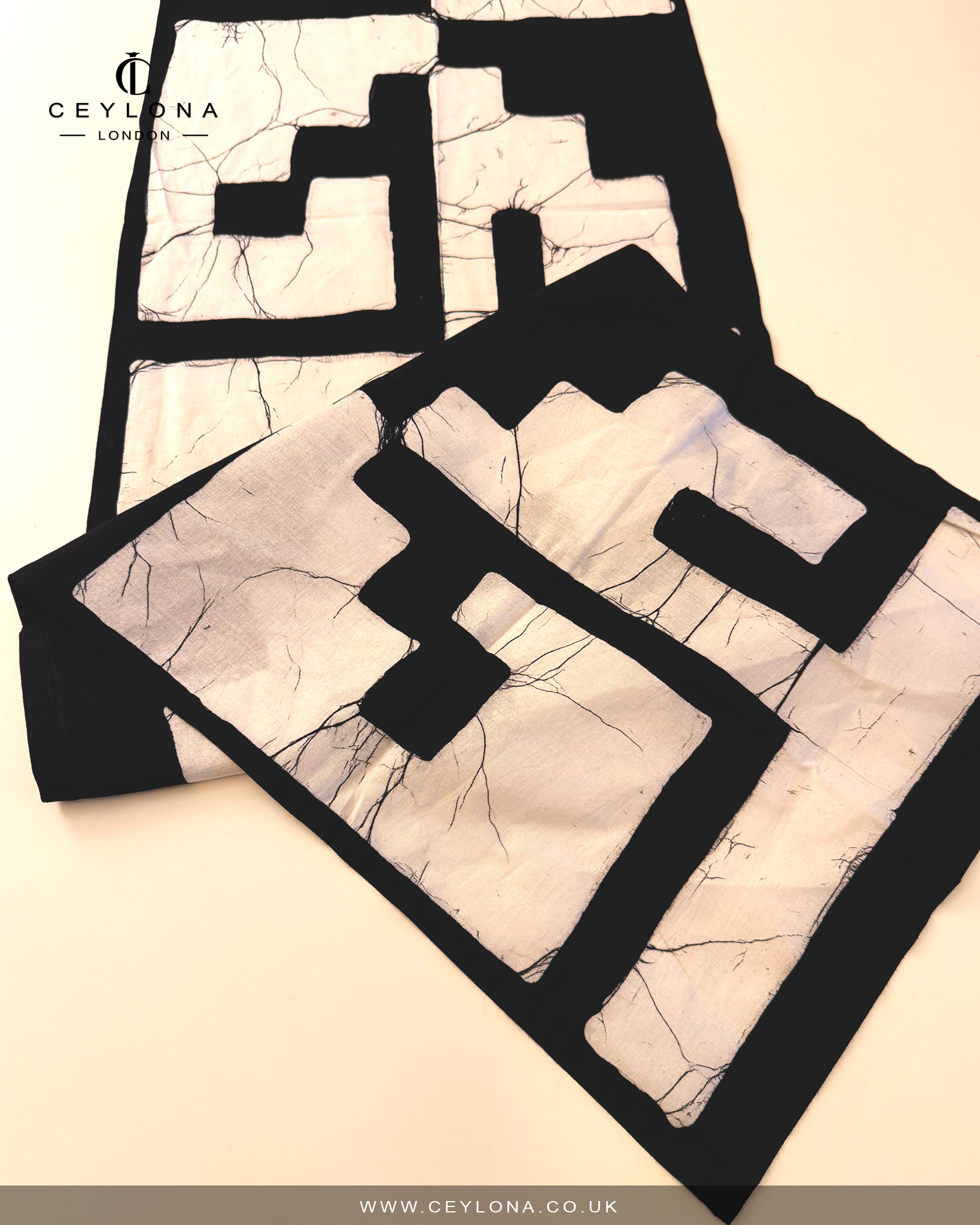 Midnight Marble Table Runner & New Year Decor Package - Image 5