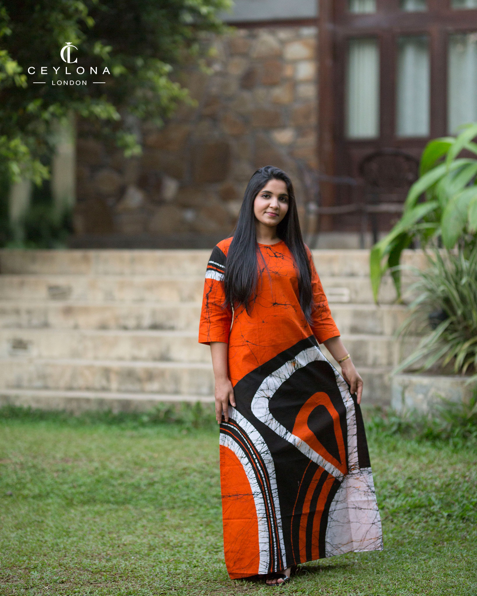 Sunset Harmony Batik Maxi - Image 3