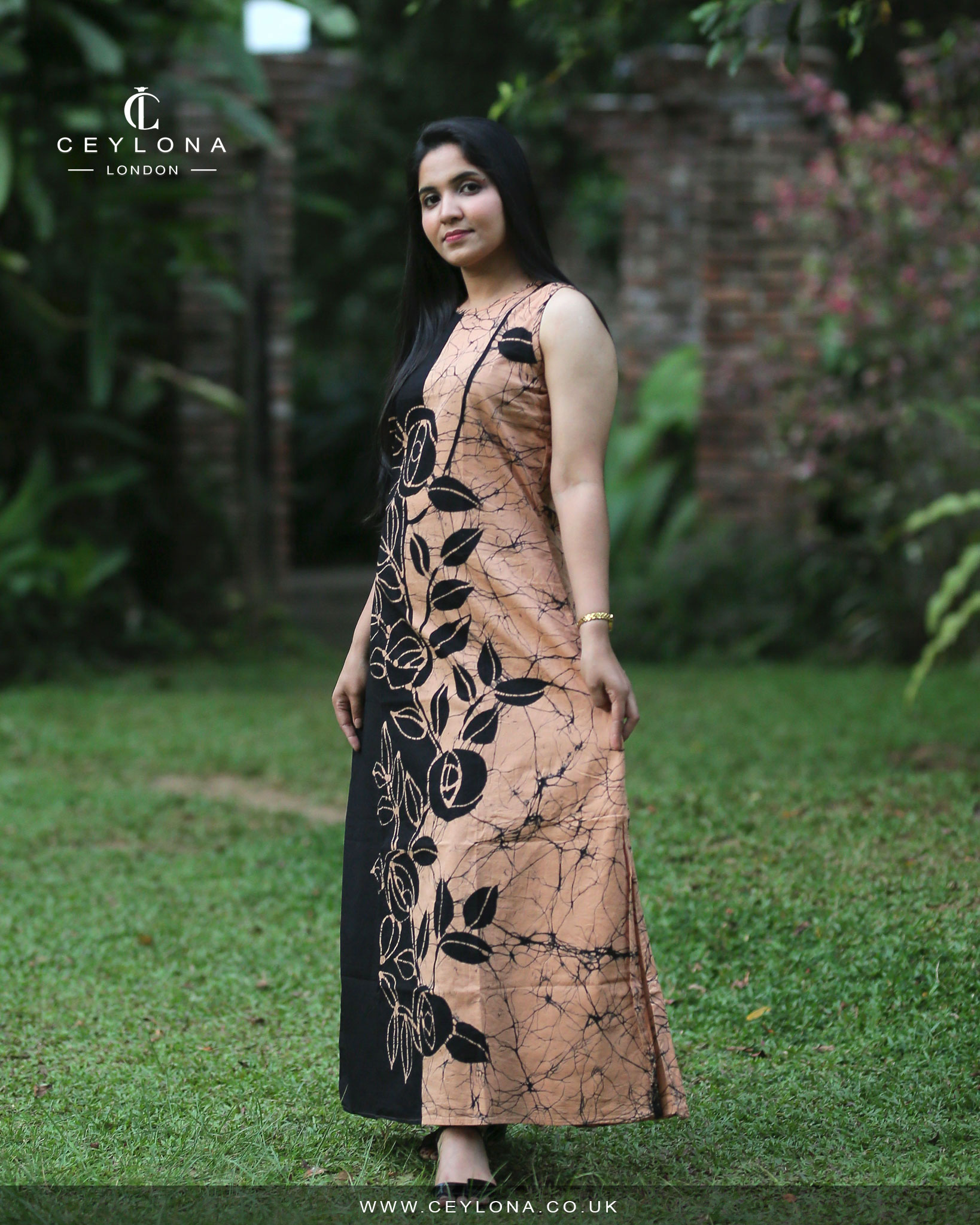 Earthy Elegance Batik Frock - Image 2