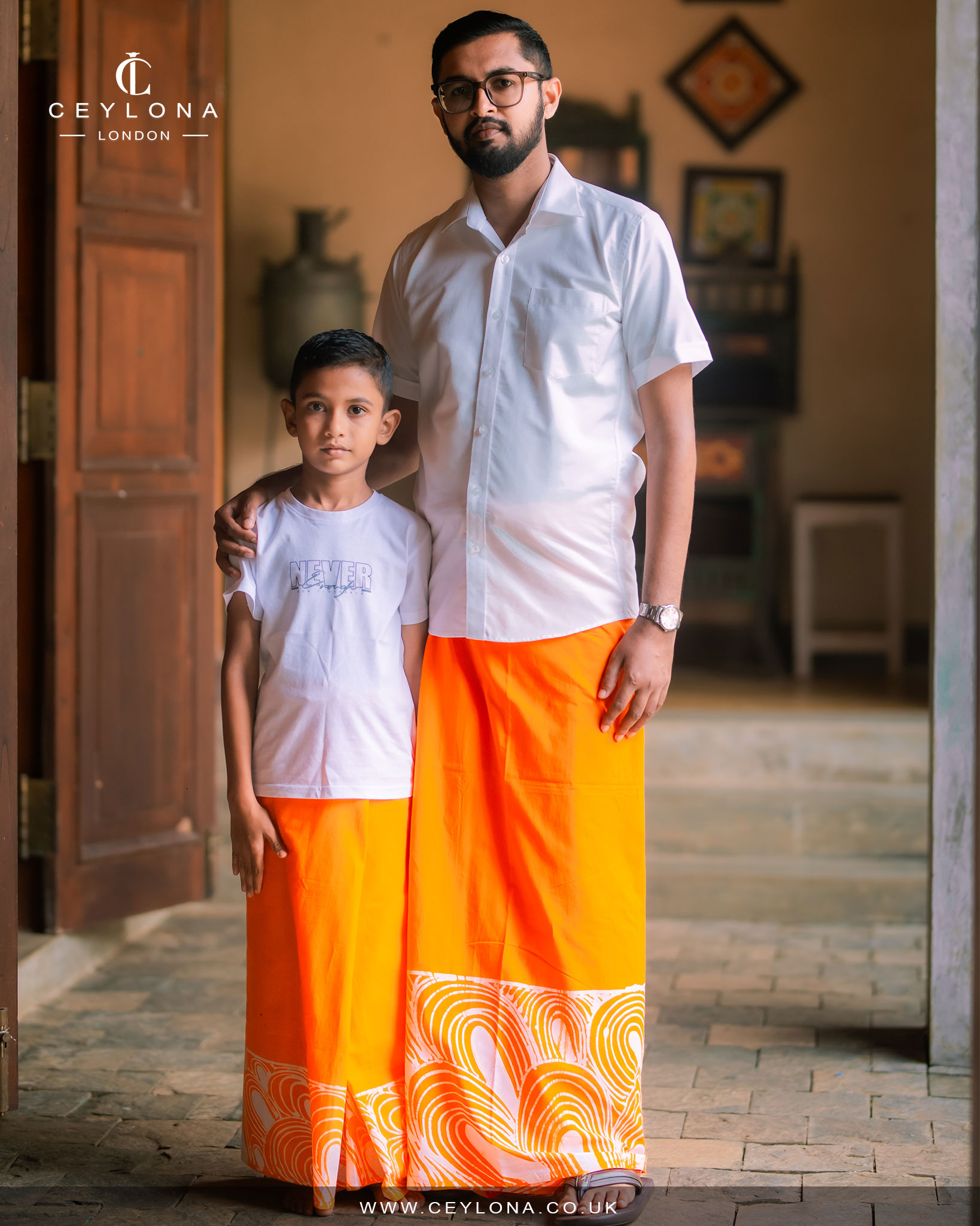 Golden Horizon Batik Kids Sarong - Image 2