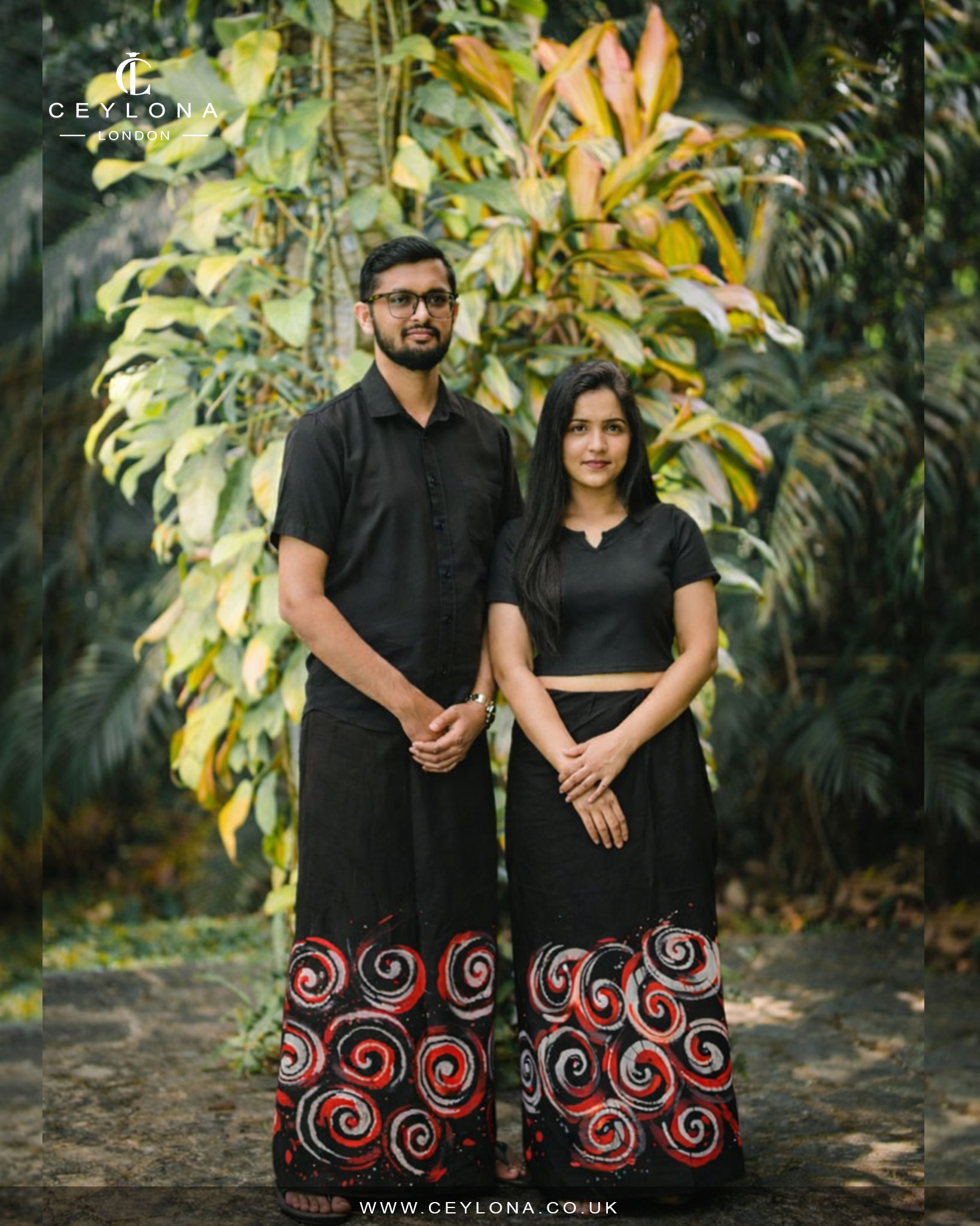 Crimson Red Batik Sarong - Image 2