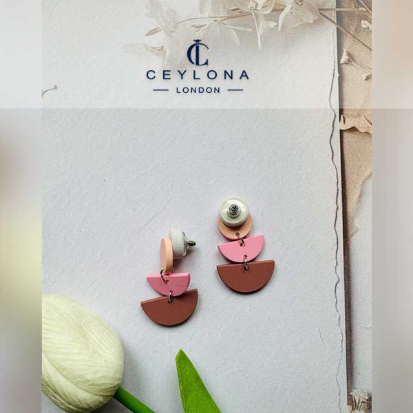 Minimalist Geometric Drop Earrings