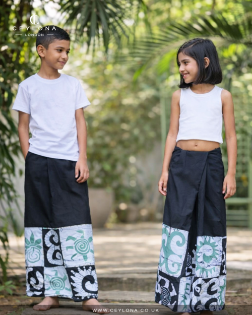 Emerald Tide Batik Kids Sarong