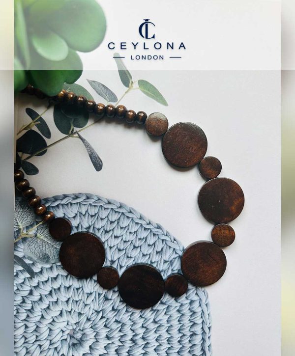 Classic Wooden Beaded Necklace
