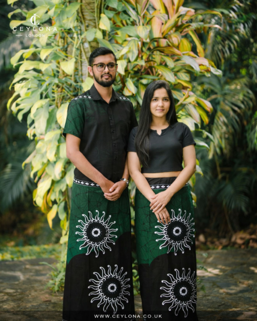 Emerald Sun Batik Printed Sarong