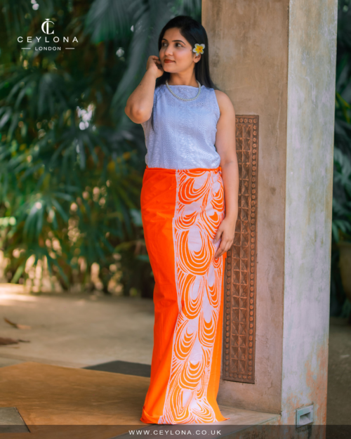 Sunrise Wave Women’s Batik Lungi